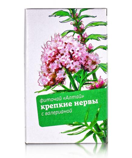 Фиточай Алтай № 33 "Крепкие нервы. С валерианой". Расслабляющий. 30 ф/п