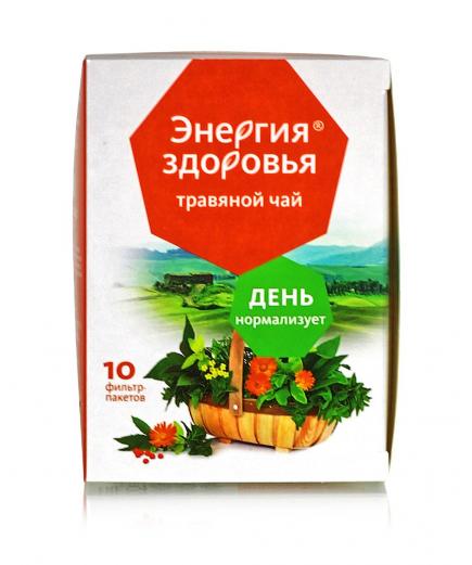 День - Травяной нормализующий чай. №10*2гр. Алтайский кедр
