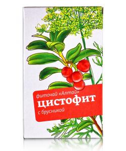 Фиточай Алтай № 28 "Цистофит с брусникой". При цистите. 30 ф/п