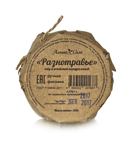 Мед натуральный "Разнотравье", 350 г