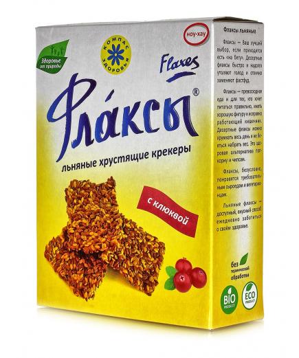 Флаксы льняные "С клюквой" 150гр.