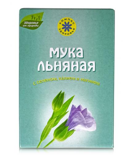 Мука льняная с селеном, калием, магнием 300гр.