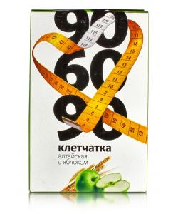 Клетчатка "Алтайская 90х60х90" с яблоком. 15 пакетиков