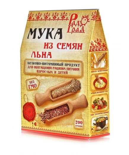 Мука льняная 200гр. Радоград