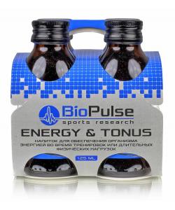 Спортивный напиток BioPulse "Energy and Tonus" 125мл. Для увеличения выносливости на тренировках