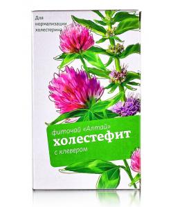 Фиточай Алтай № 31 "Холестефит с клевером". Снижает холестерин. 30 ф/п