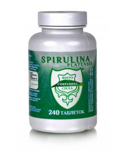 Спирулина - фитосила. 240 таблеток по 0,35 гр