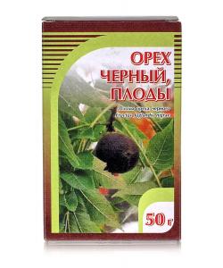 Орех черный, плоды 50гр