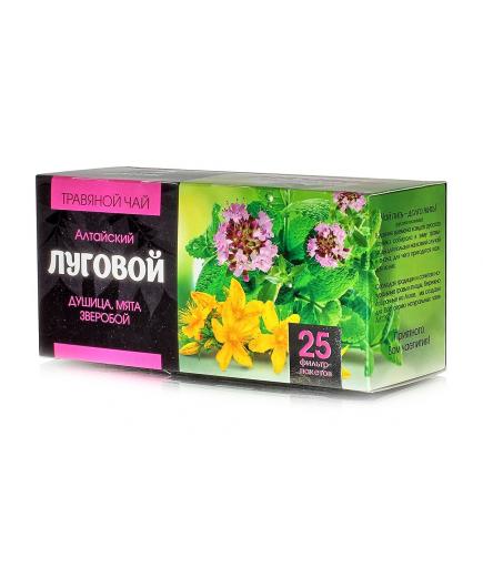 Травяной чай №3 "Луговой" (душица, мята, зверобой) 25 фильтр-пакетов по 1.2гр.