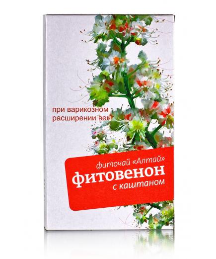 Фиточай Алтай № 23 "Фитовенон". Скорая помощь венам и сосудам. 30 ф/п