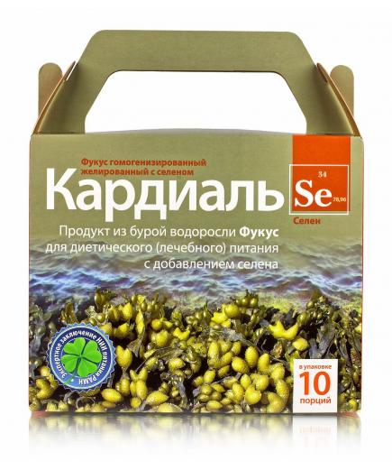 Кардиаль. Фукус гомогенизированный желированный с селеном 10 порций по 50 гр.