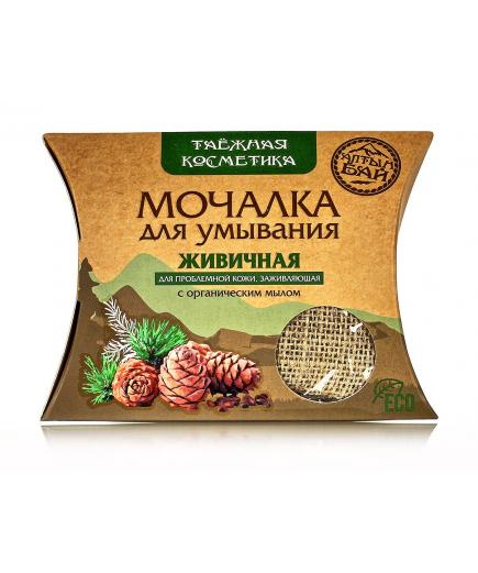 Мочалка для умывания "Живичная" 60г