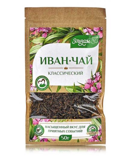 Травяной напиток "Иван-чай классический", листовой ферментированный. 50гр.