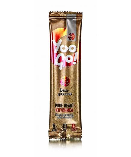 Yoo Go! Напиток "Чистое сердце" со вкусом клубники с бета-глюканами 14шт по 5гр.