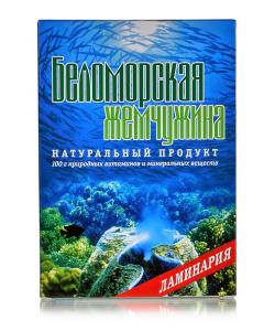 Ламинария "Беломорская жемчужина" Водоросли сушеные, пищевые 100гр